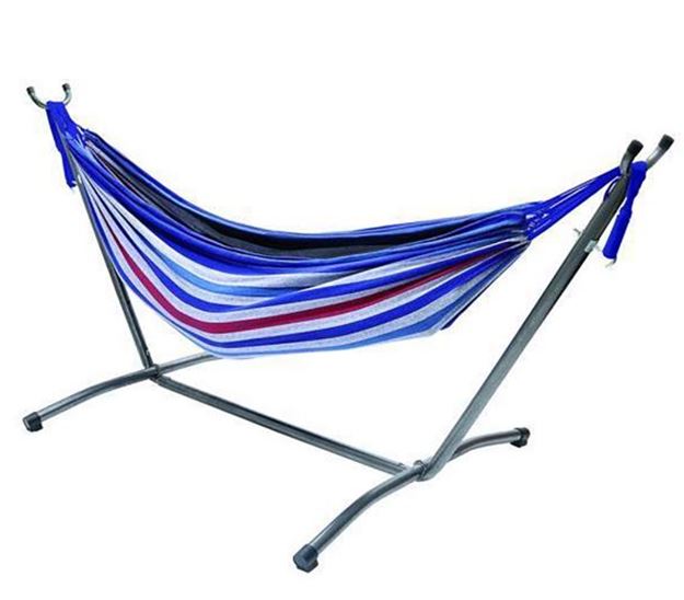 Picture of OZTRAIL ANYWHERE HAMMOCK DOUBLE WITH METAL BASE